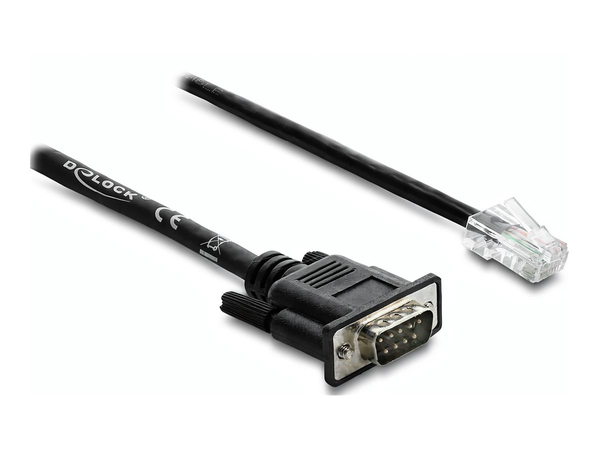 Delock Kabel seriell - DB-9 (M) zu RJ-45 (M)