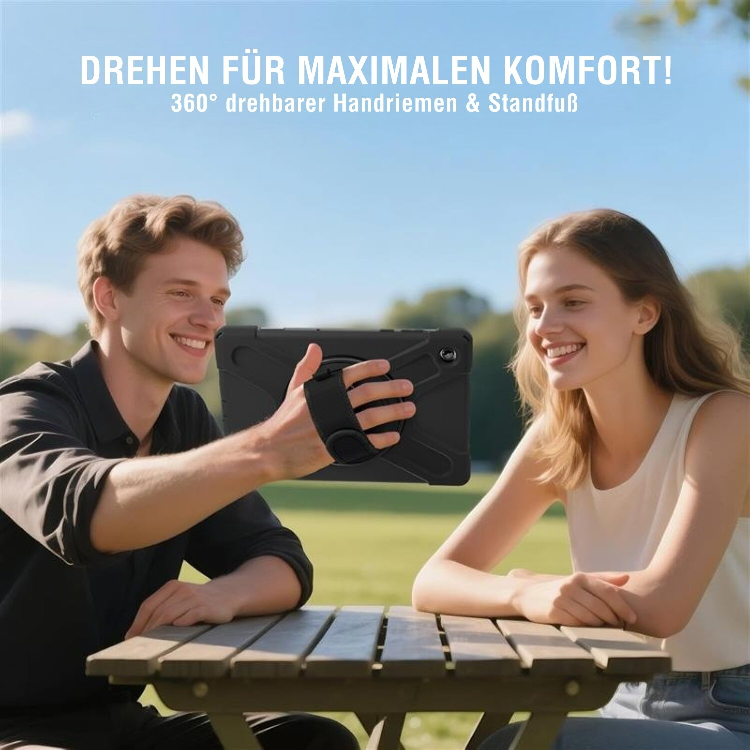 4smarts Rugged Case Grip für Samsung Galaxy Tab A11, Ansicht 3