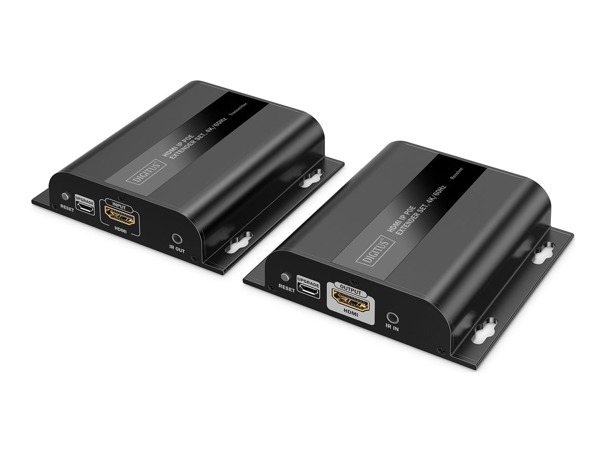DIGITUS HDMI IP PoE Extender Set, 4K/60Hz
