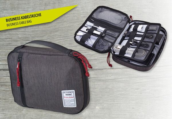 Troika Kabeltasche BUSINESS TECH POUCH, Ansicht 3