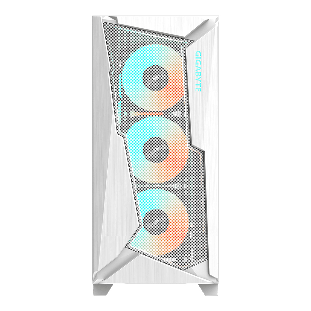 Gigabyte C301 Glass V2 - Mid tower - E-ATX - Seitenteil mit Fenster (gehärtetes Glas), Ansicht 3