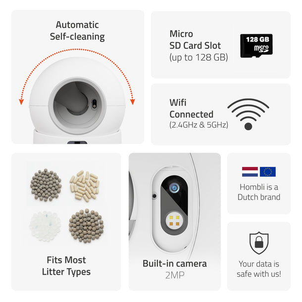 Hombli Smart Cat Litter Box - with camera, Ansicht 2