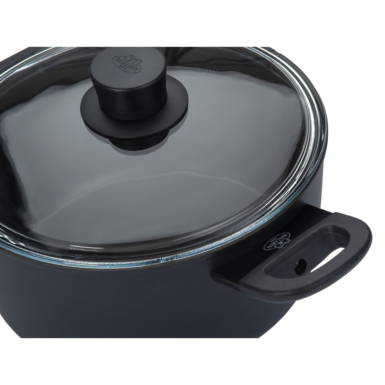Ballarini 75002-920-0 - Rund - Schwarz - Aluminium - Schwarz - Gas - Induktion - Glas, Ansicht 2