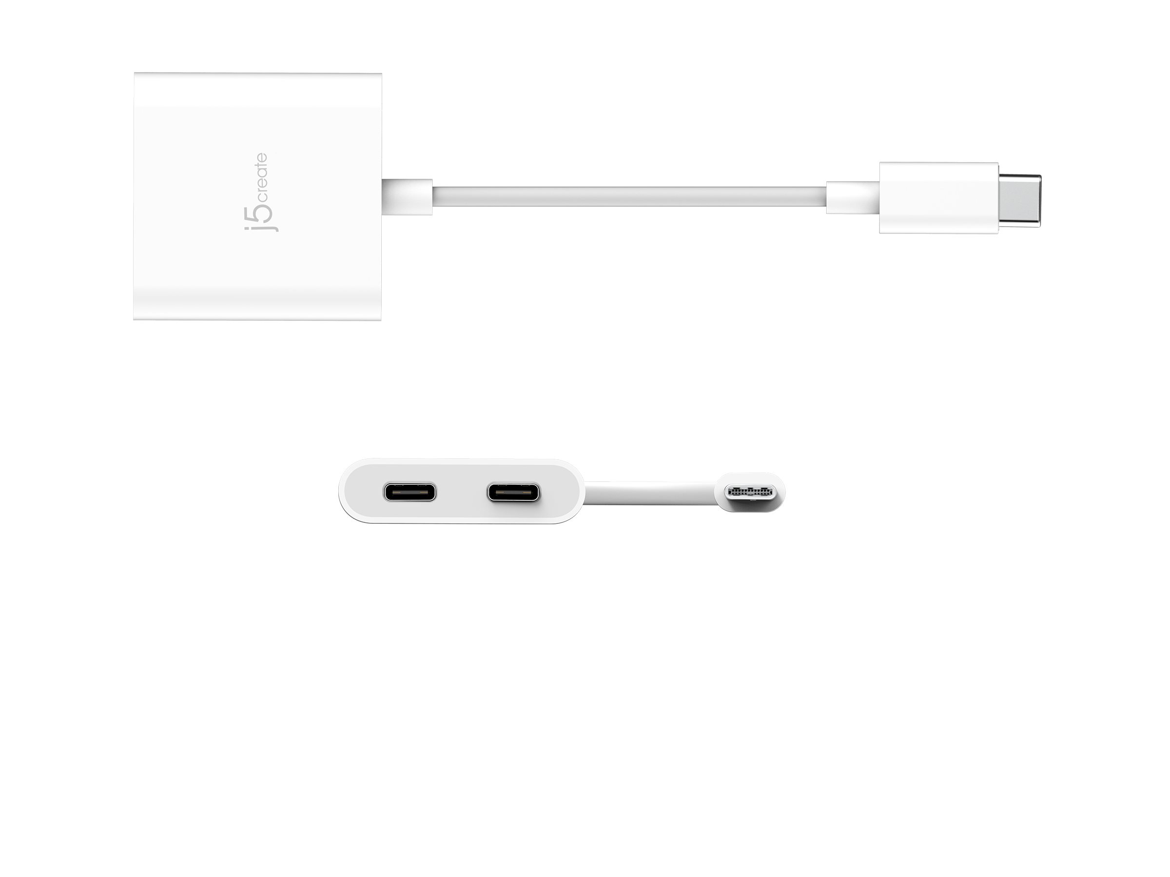 j5create USB-C TO DUAL WITH VIDEO - Kabel - Digital/Daten, Ansicht 2