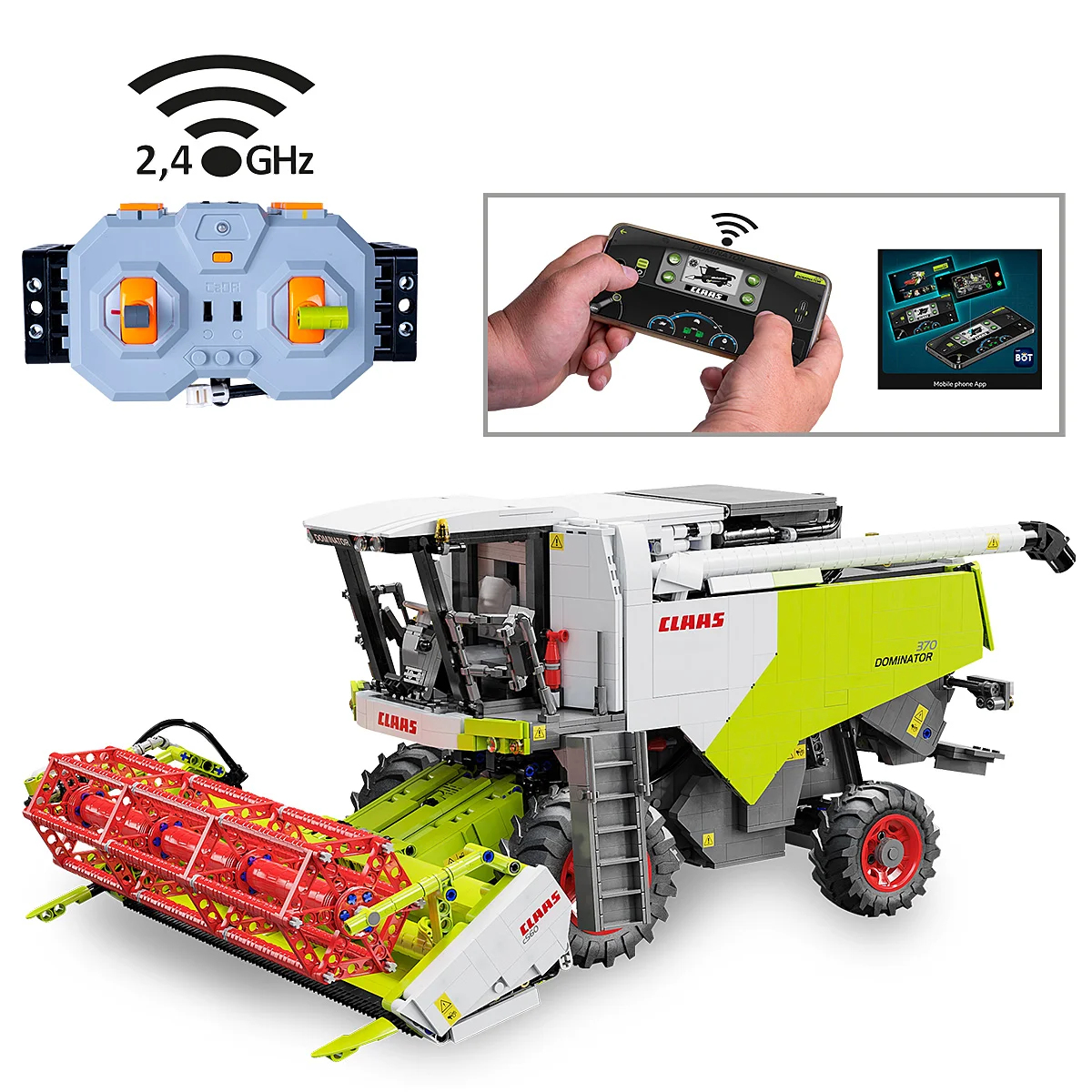 JAMARA Claas Dominator 370 1 18 2.4GHz Bricks 14+, Ansicht 2
