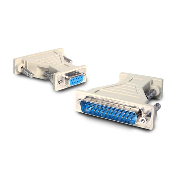 StarTech.com DB9 auf DB25 Seriell Adapterkabel - Bu/St - Serieller Adapter - DB-9 (W), Ansicht 2