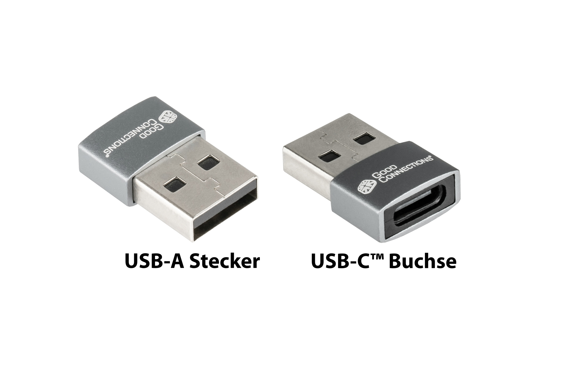 Good Connections USB2.0 Adapter A-St.-USB-C Bu. 5er Set - Kabel-/Adapterset, Ansicht 4