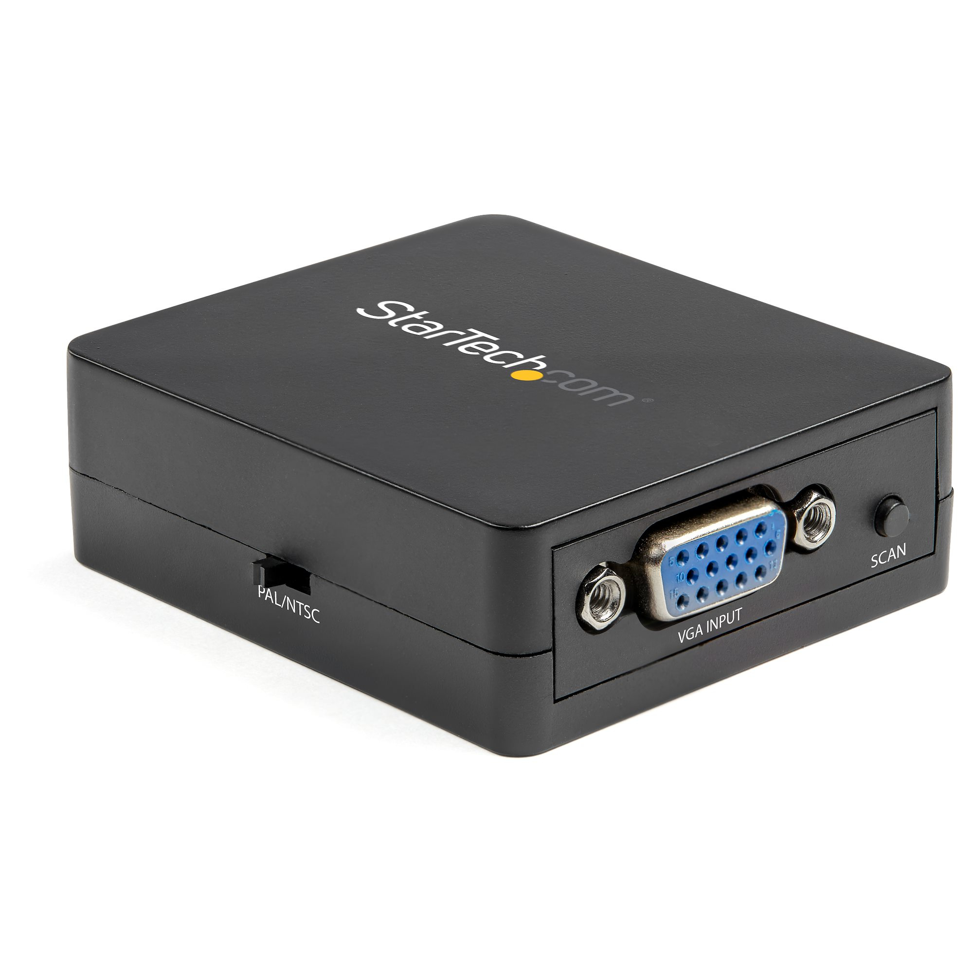 StarTech.com S-Video VGA Adapter - USB Power, Aktiver Videokonverter, Schwarz, CE, FCC, REACH, 1920 x 1080 Pixel, 640 x 480,1920 x 1080 Pixel, 60 Hz