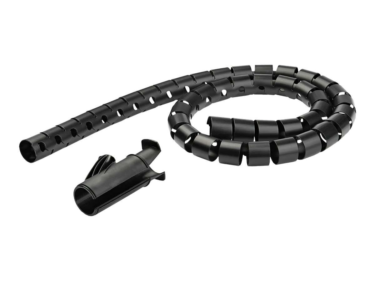 StarTech.com CMSCOILED4 Kabelbündelschlauch (25 m 45mm  18 Zoll Durchmesser erweiterbarer Spiralkabel-Organizer)