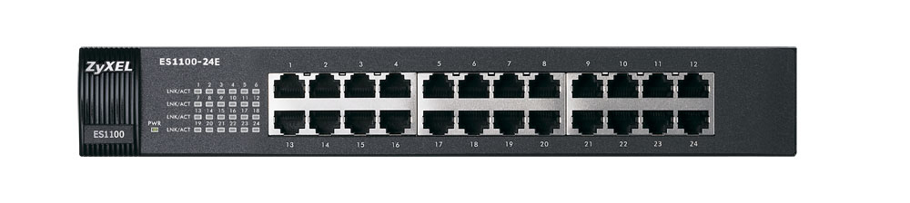ZyXEL ES-1100-24E - Switch - unmanaged - 24 x 10/100, Ansicht 3