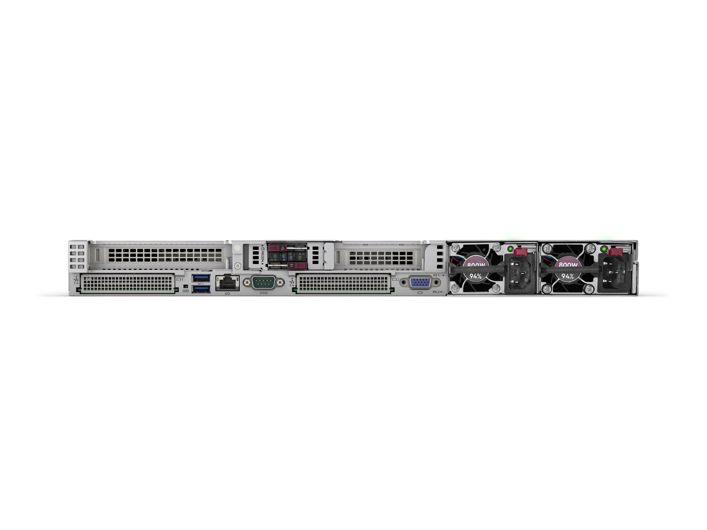 HPE ProLiant DL360 Gen11 - Server - Rack-Montage - 1U - zweiweg - 1 x Xeon Silver 4510  2.4 GHz - RAM 64 GB - SATASASPCI Express - Hot-Swap 6.4 cm (2.5)