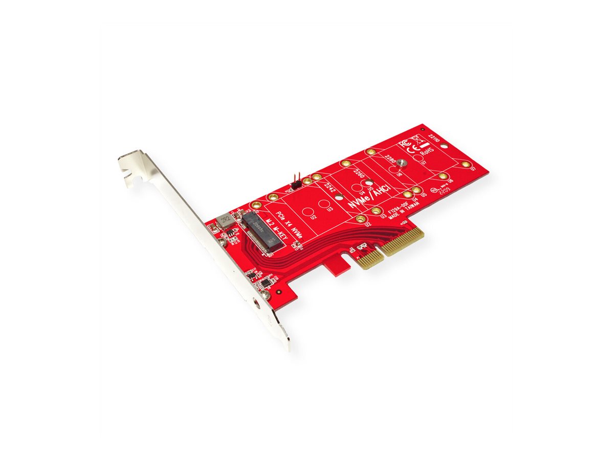 ROLINE Adapter PCIe4.0 x4 fuer PCIe-NVMe M.2 110mm SSD, Ansicht 4