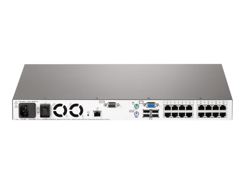 HP IP CONSOLE SWITCH WITH VIRTUAL MEDIA 2X1X16 (AF601A)
