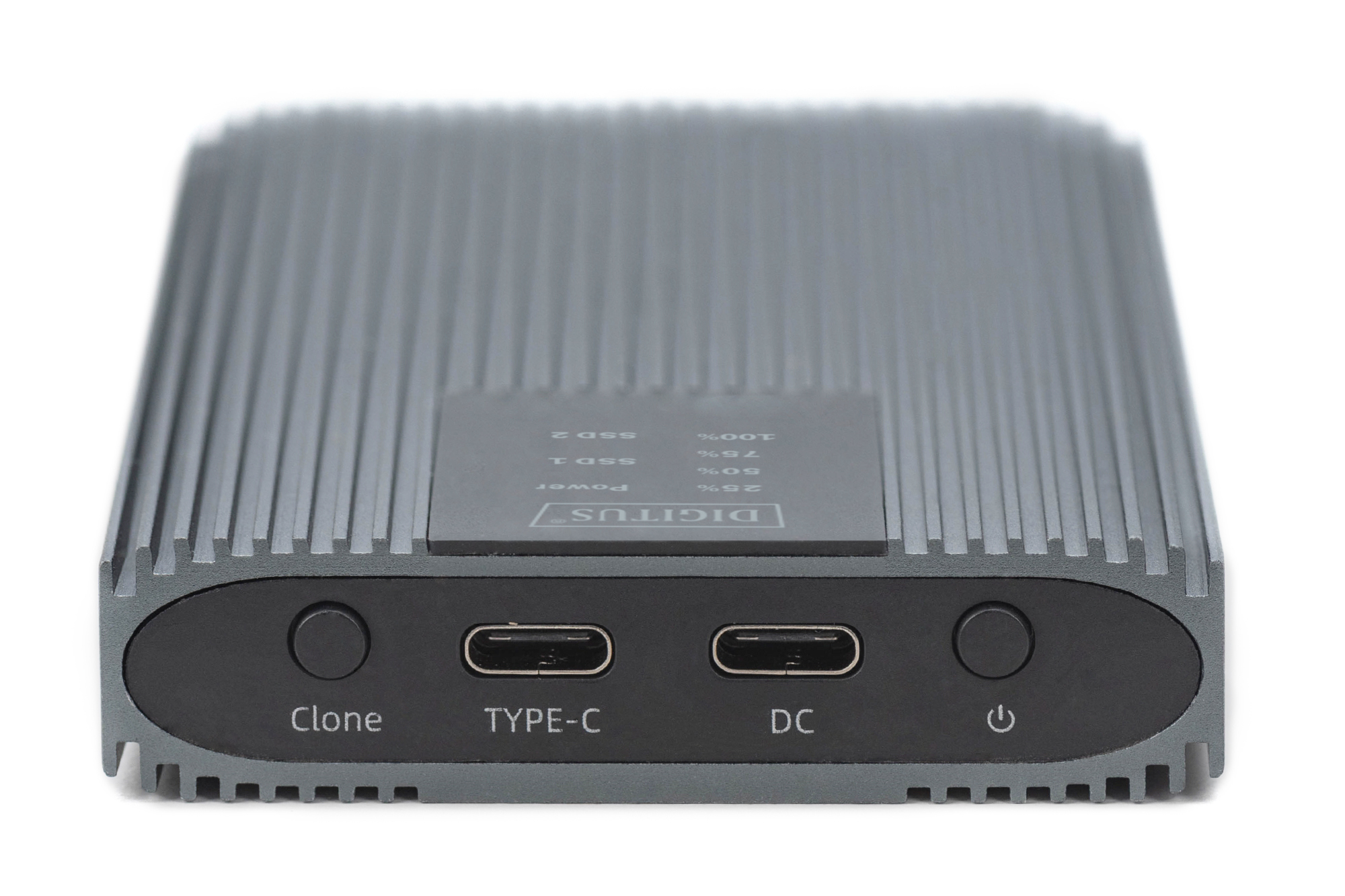 DIGITUS USB M.2 NVMe Klonstation, SSD, NVMe, 20Gbits, USB 3.2 Gen2, Aluminium, werkzeugfrei, Ansicht 4