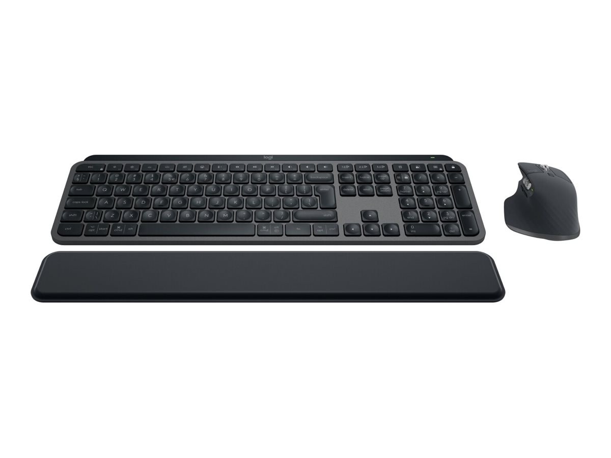Logitech MX Keys S Combo - Tastatur-und-Maus-Set - hinterleuchtet - kabellos - Bluetooth LE - TL: Nordisch, QWERTY, Ansicht 3