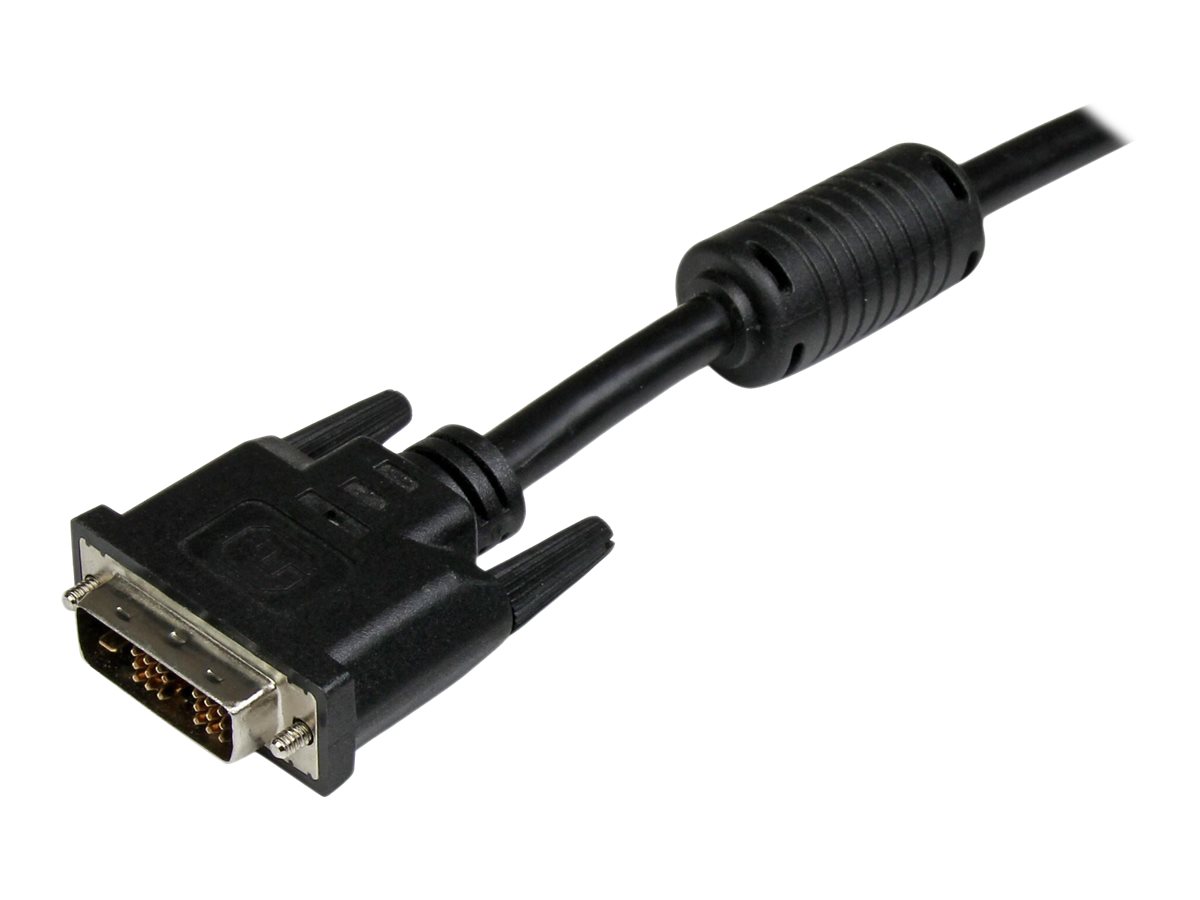 StarTech.com 5m DVI-D Single Link Kabel - St/St - DVI Monitorkabel - 1920x1200 - DVI Verbindungskabel/Anschlusskabel - Schwarz - DVI-Kabel - Single Link - DVI-D (M)