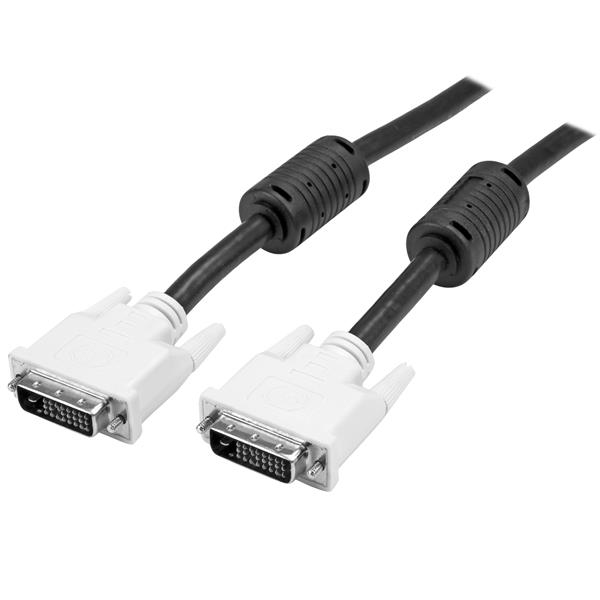 StarTech.com 2m DVI-D Dual Link Kabel (Stecker/Stecker) - DVI Dual Link Monitorkabel, 2 m, DVI-D, DVI-D, Männlich, Männlich, Schwarz, Weiß