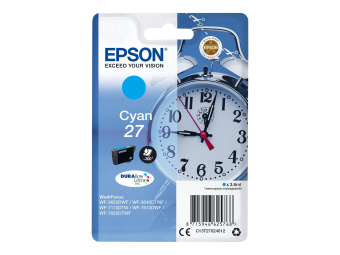 Epson 27 - 3.6 ml - Cyan - original - Tintenpatrone