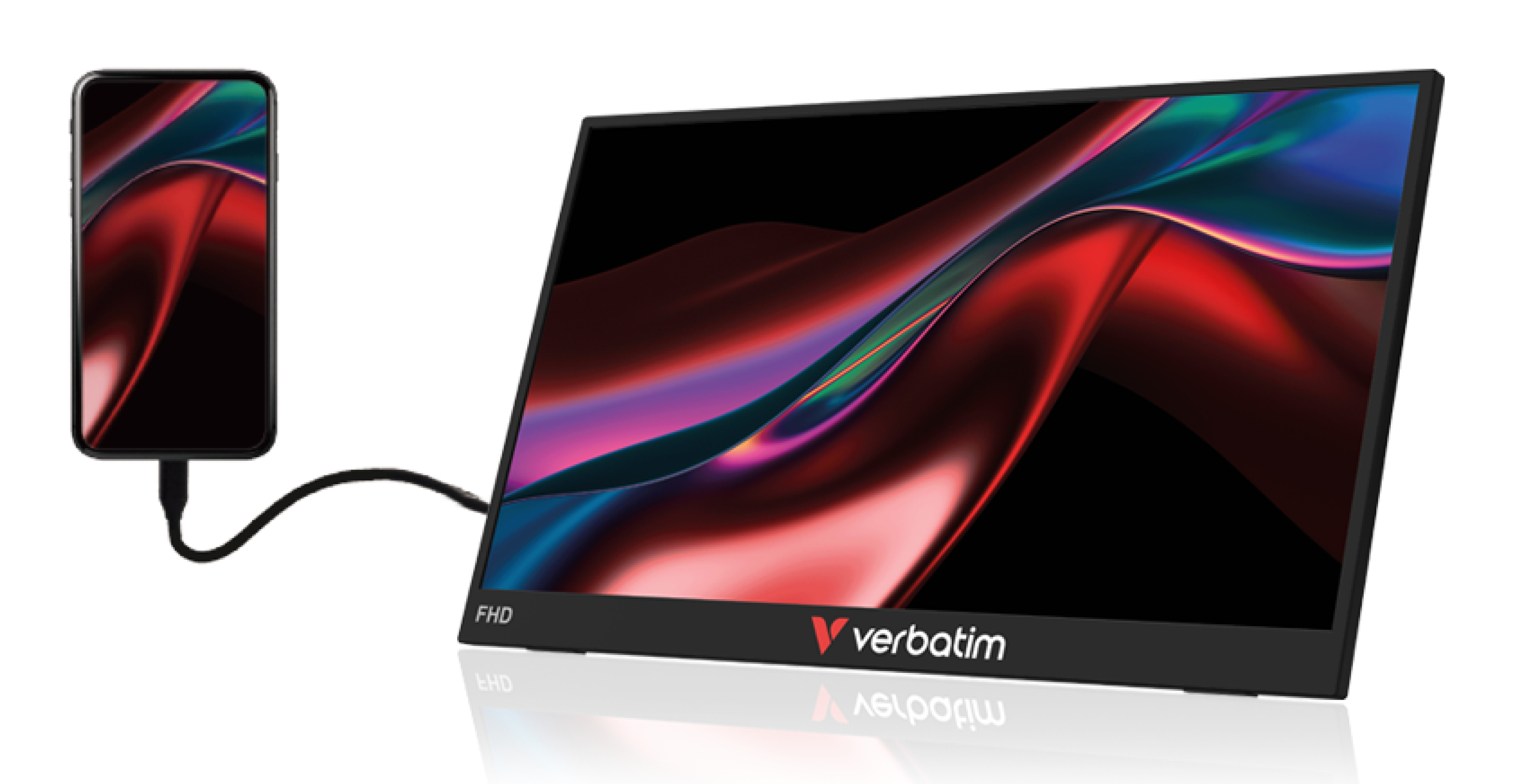 Verbatim ECRAN PORTABLE 15.6 Light FULL HD NOIR, Ansicht 4
