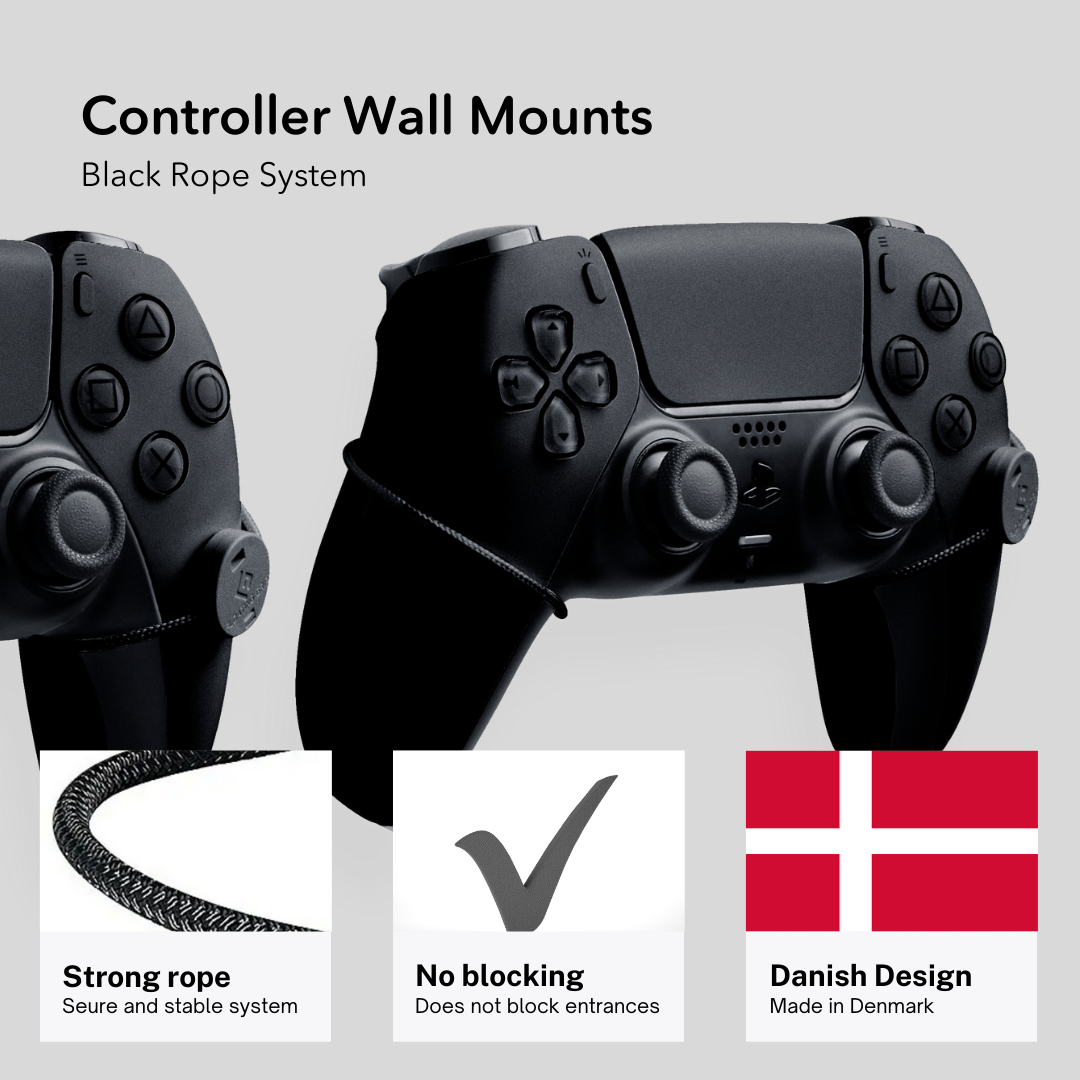 Floating Grip FG-PSCO-151B - PlayStation 5 - Wandhalterung - Schwarz - Kunststoff - Stahl - Sony - Dänemark, Ansicht 3