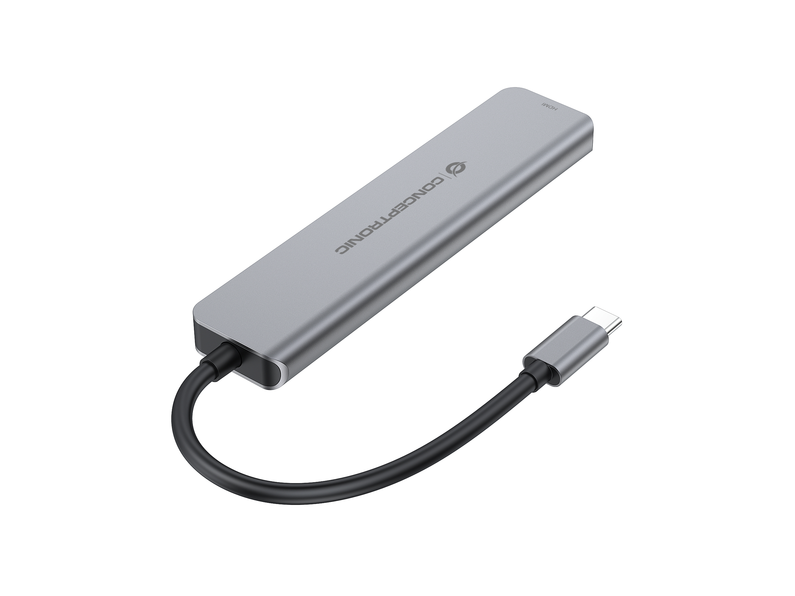 Conceptronic 6-in-1 Docking Station USB 3.2 Gen 1 - HDMI - USB-A 5Gbps x 2 - USB-C 2, Ansicht 4