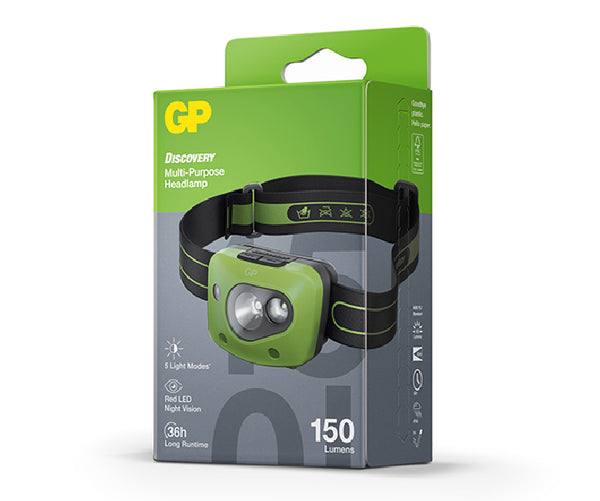 GP Battery GP Discovery CH43 - Stirnlampe - LED - 5 Modi, Ansicht 4