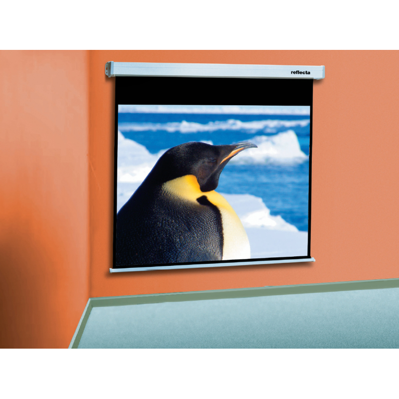 Reflecta Crystal-Line Rollo - Leinwand - Deckenmontage möglich, geeignet für Wandmontage - 195 cm (77), Ansicht 2