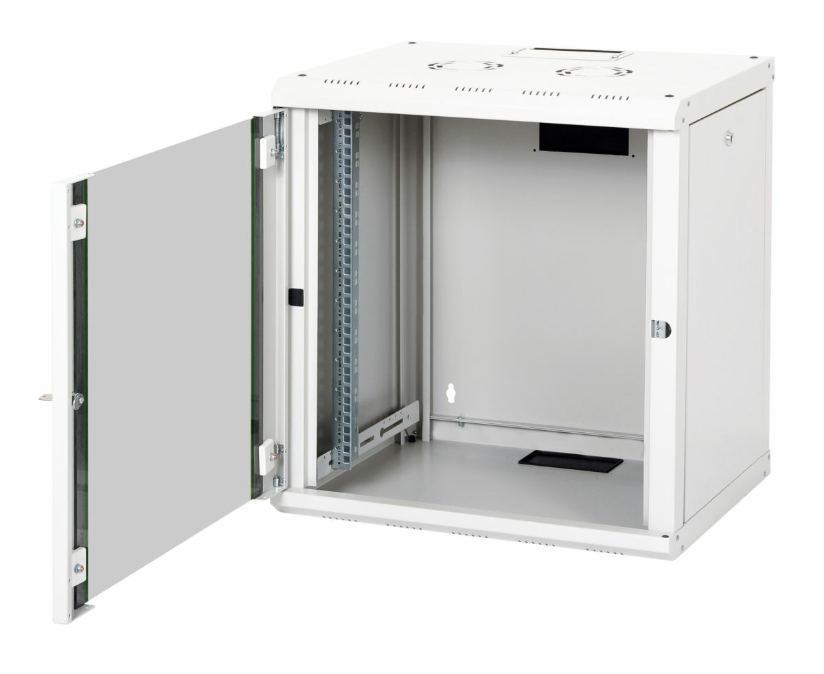 Equip Netzwerkschrank 19 600x450mm Glastür grau - Rack, Ansicht 3