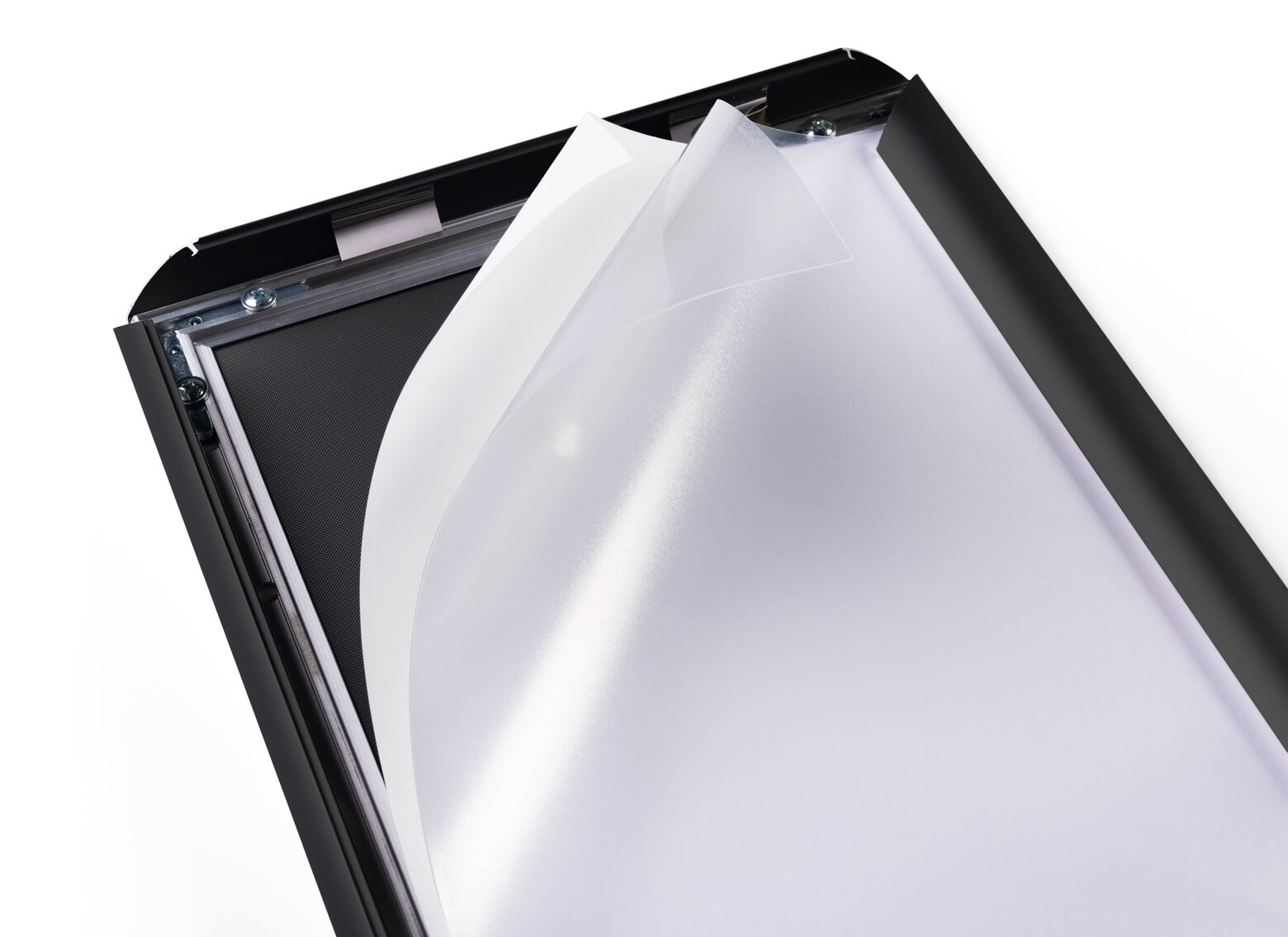 Durable Klapprahmen Aluminium A4 schwarz, Ansicht 2