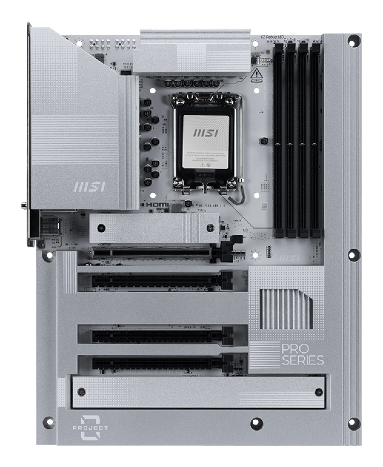MSI PRO Z890-S WIFI PZ - Motherboard - ATX - LGA1851-Sockel - Z890 Chipsatz, Ansicht 3