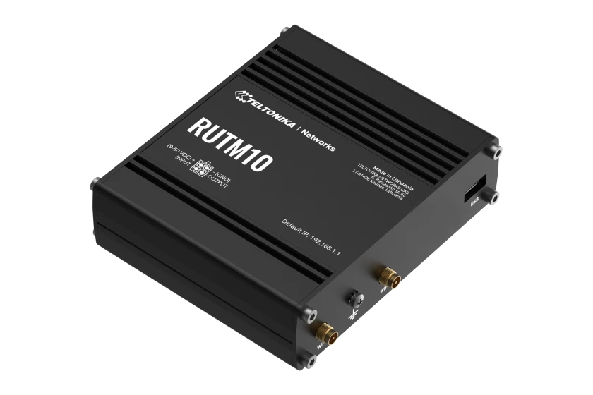 Teltonika · Router· RUTM10· Ethernet+ WiFi - Router - 1 Gbps, Ansicht 4