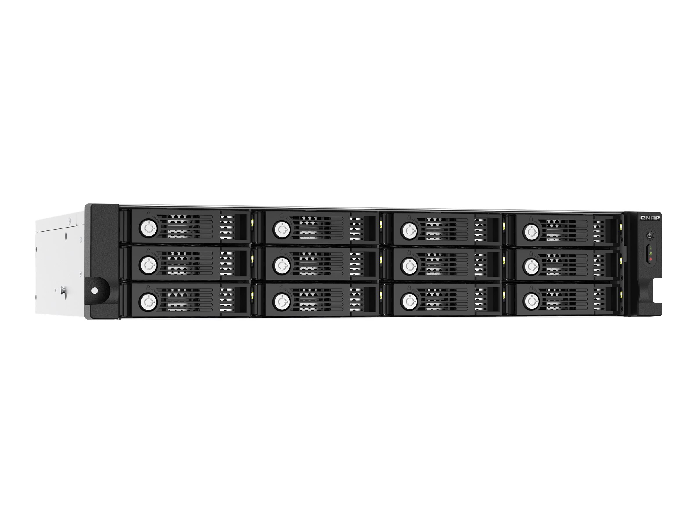 QNAP TL-R1220Sep-RP - Festplatten-Array - 12 Schächte (SATA-600 / SAS-3), Ansicht 4