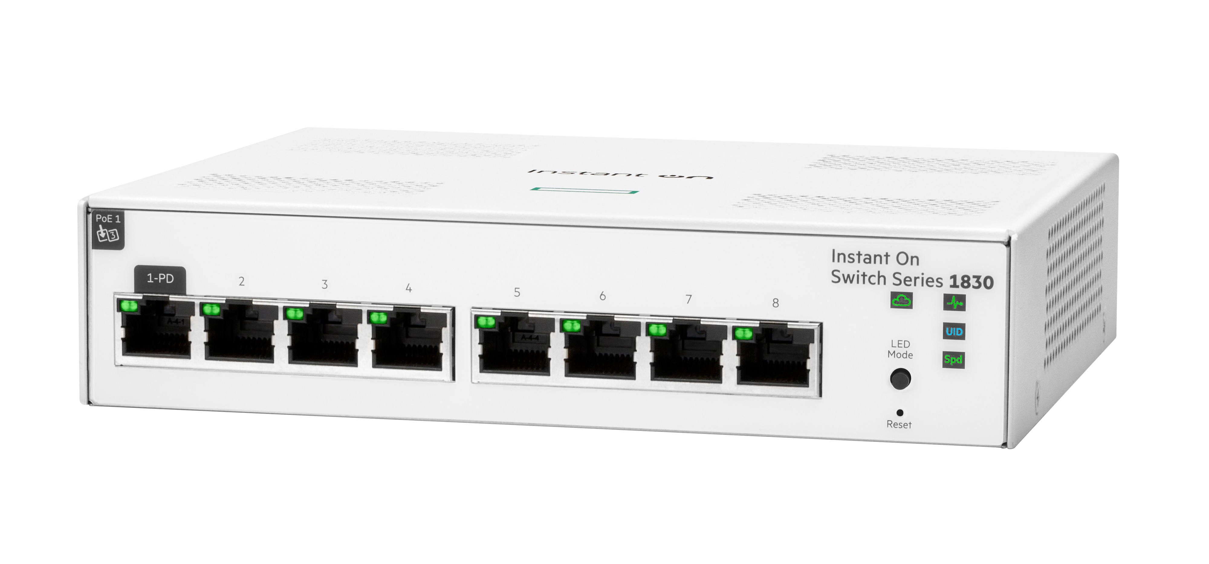 HPE Aruba Instant On 1830 8G Switch - Switch, Ansicht 2