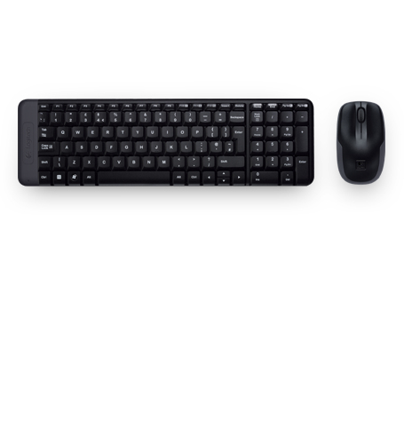 Logitech Wireless Combo MK220 - Tastatur-und-Maus-Set - TL: Spanisch, QWERTY, Ansicht 2