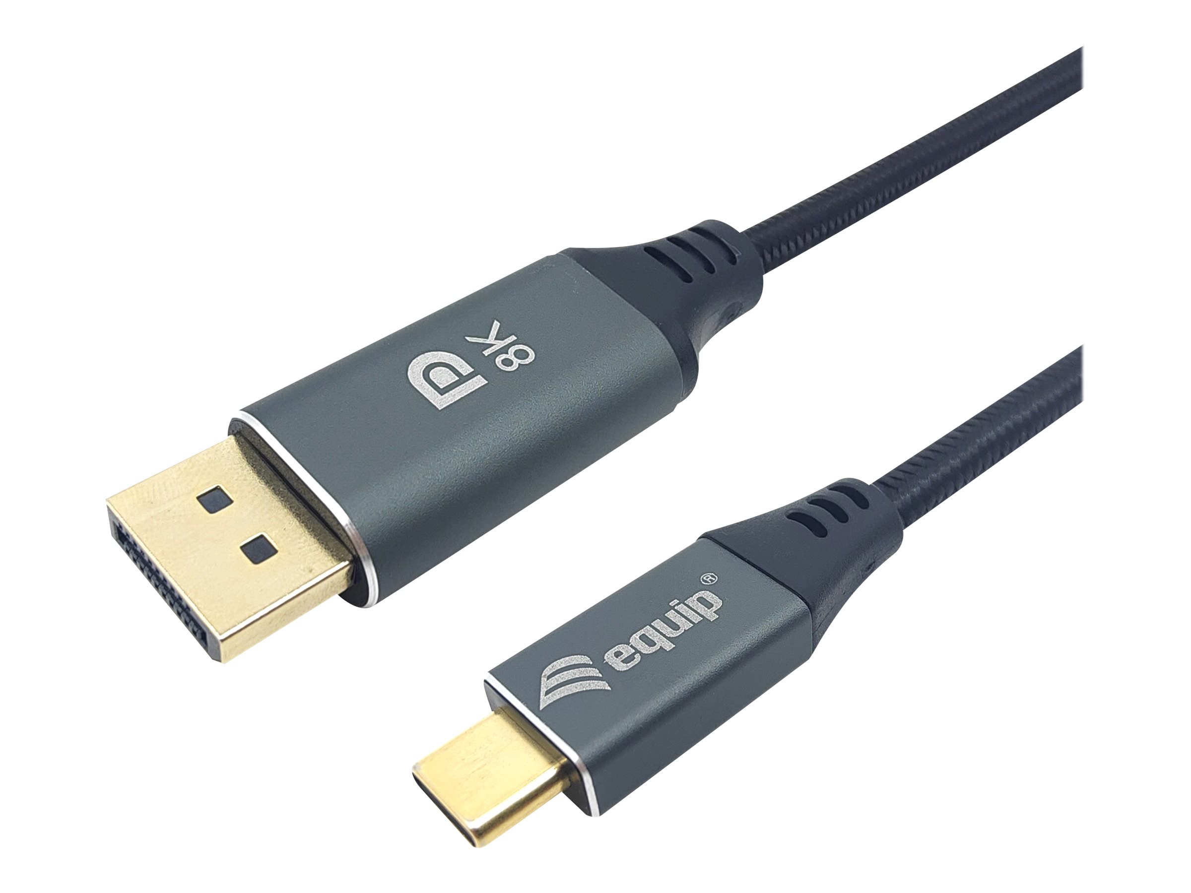 Equip Adapterkabel - 24 pin USB-C (M) zu DisplayPort (M)