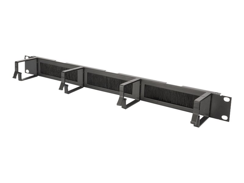DIGITUS Kabelrangierpanel mit Bürstenleisten für 483 mm (19)-Schränke 1HE