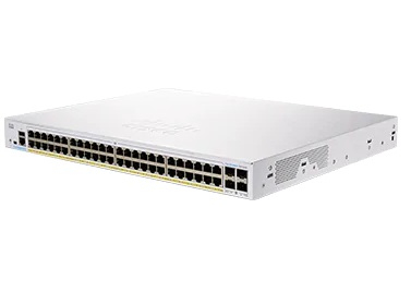 Cisco CBS250-48P-4X-EU, Managed, L2/L3, Gigabit Ethernet (10/100/1000), Rack-Einbau