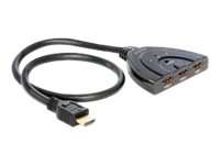 Delock HDMI 3 - 1 Switch bidirectional - Video-Audio-Splitter