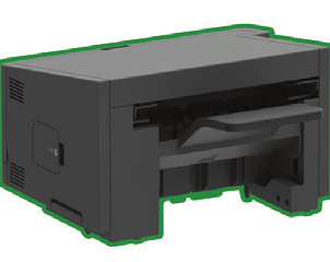 Lexmark 50G0849, Lexmark, B2865dw, MS725dvn, MS821n, MS821dn, MX822ade, MS822de, MX822adxe, MS823n, MS823dn, MS825dn,..., 500 Blätter, 60 - 90 g/m², Schwarz, A4, A5, Oficio, Folio