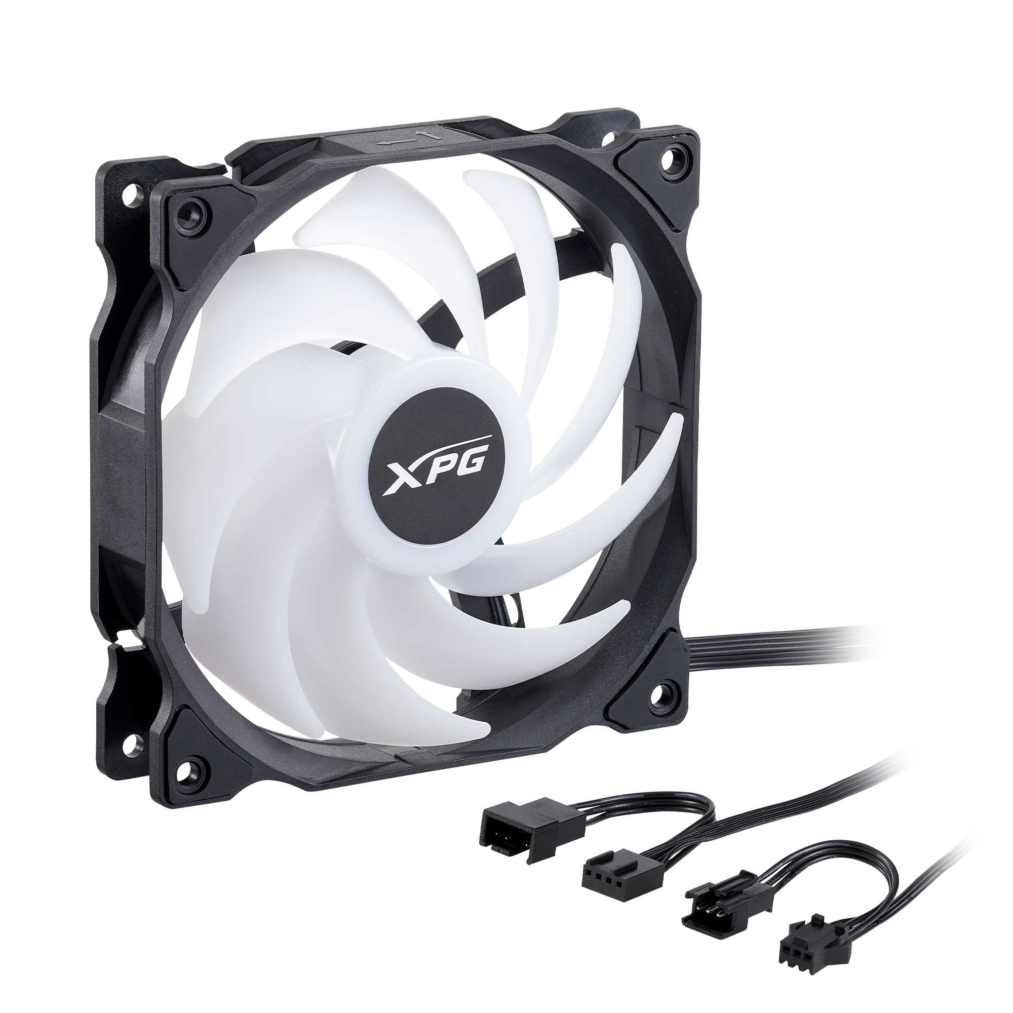 XPG Lüfter VENTO R 120 120mm ARGB PWM Fan 3er schwarz retail - 1.650 rpm, Ansicht 3