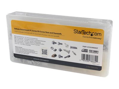 StarTech.com Gemischtes Deluxe PC-Schraubenset - Schrauben, Muttern und Abstandsbolzen - Schrauben-Kit