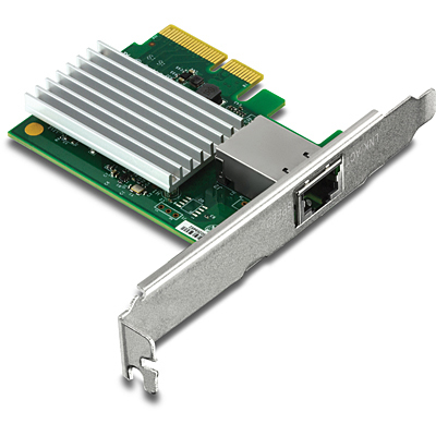 TRENDnet TEG-10GECTX - Netzwerkadapter - PCIe 2.0 x4 Low-Profile, Ansicht 2