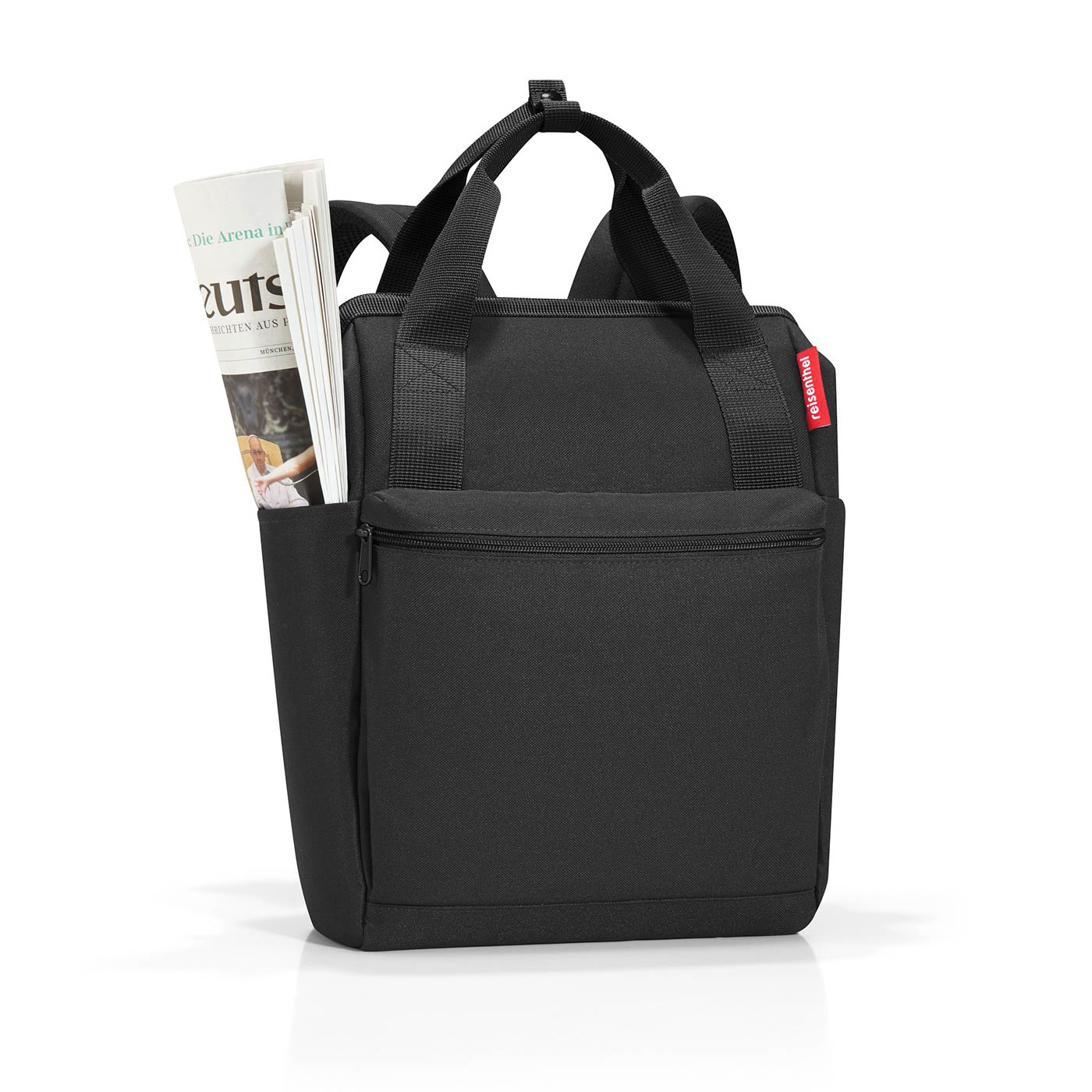 Reisenthel allrounder R - Frau - Schultertasche - Reißverschluss - Schwarz - Monochromatisch - Schwarz, Ansicht 2
