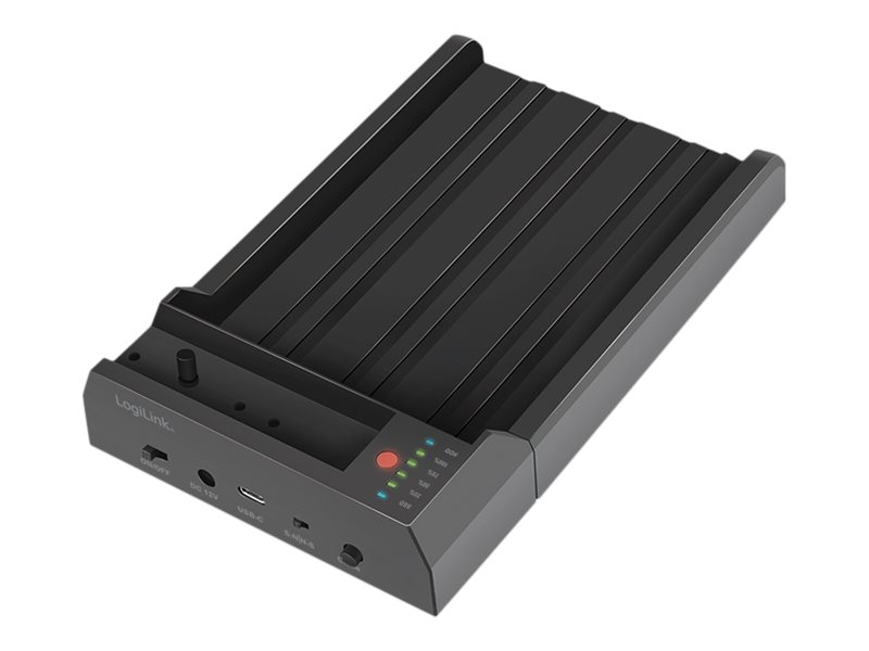 LogiLink Quickport - HDD / SSD Dockingstation Schächte: 2 - 2,5" / 3,5" gemeinsam genutzt, M.2 (6,4 cm/8,9 cm gemeinsam genutzt)