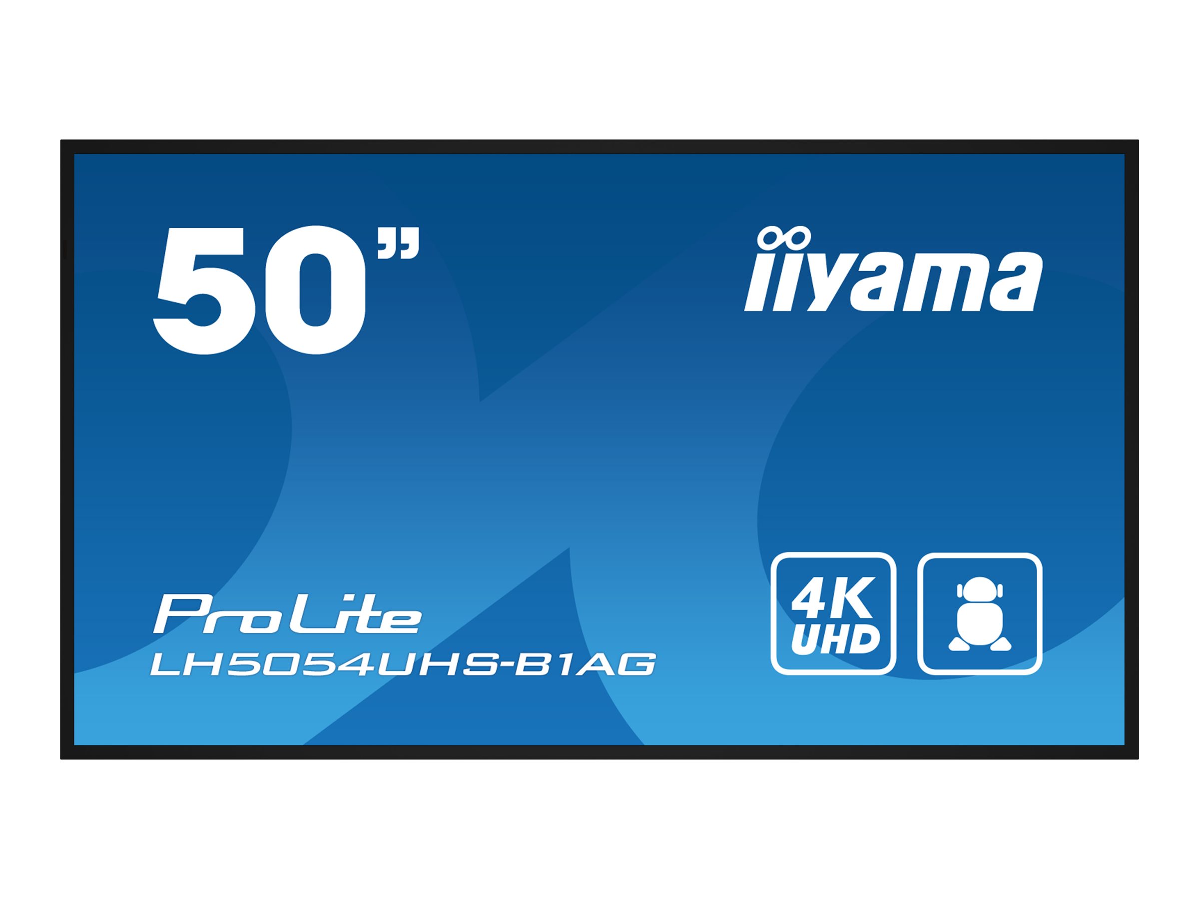Iiyama LH5054UHS-B1AG - 125.7 cm (50") Diagonalklasse LH54 Series LCD-Display mit LED-Hintergrundbeleuchtung - interakti