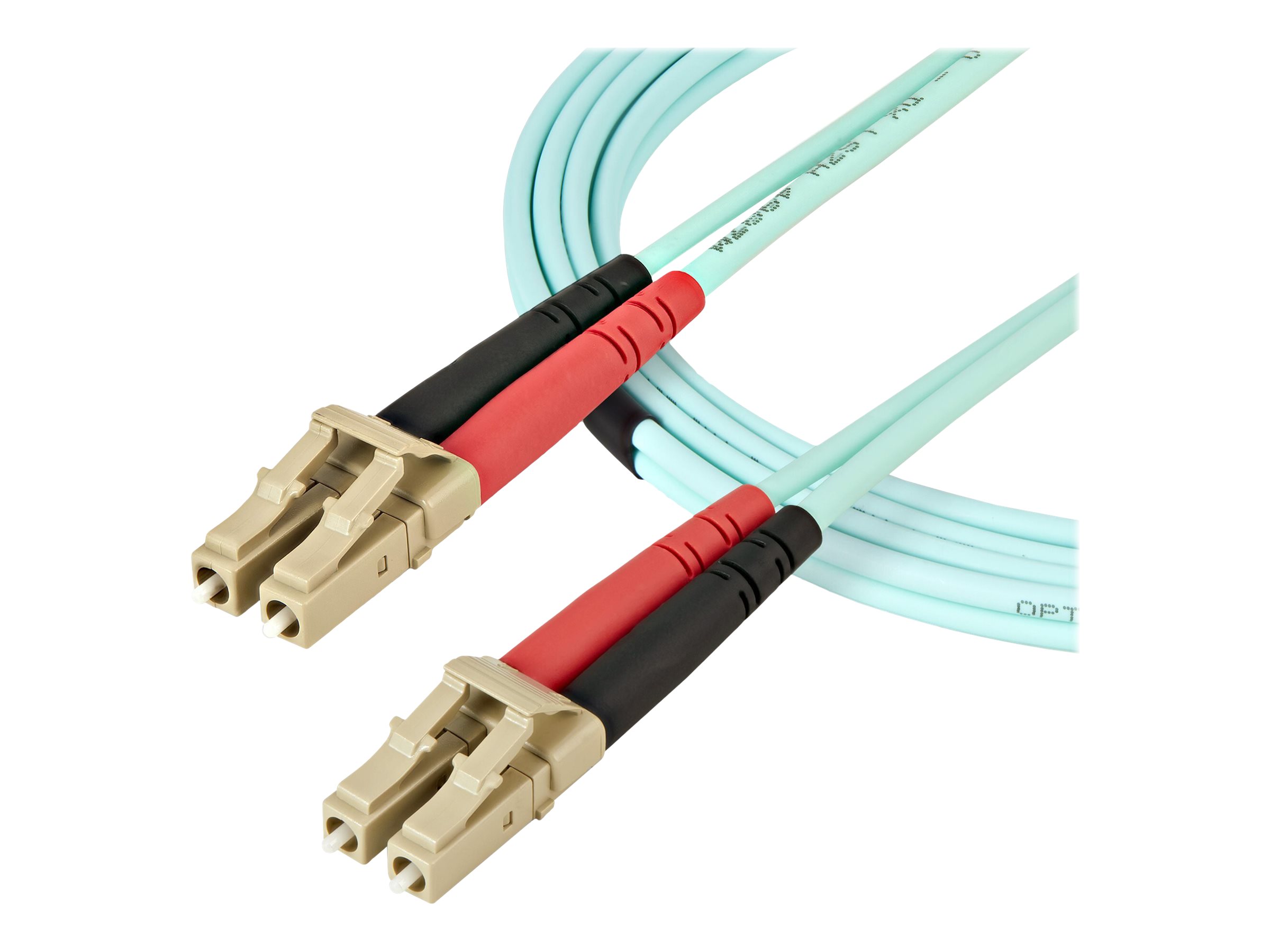 StarTech.com 1 m LC auf LC OM4 Multimode Glasfaserkabel, LWL Patchkabel - Netzwerkkabel - LC Multi-Mode (M)