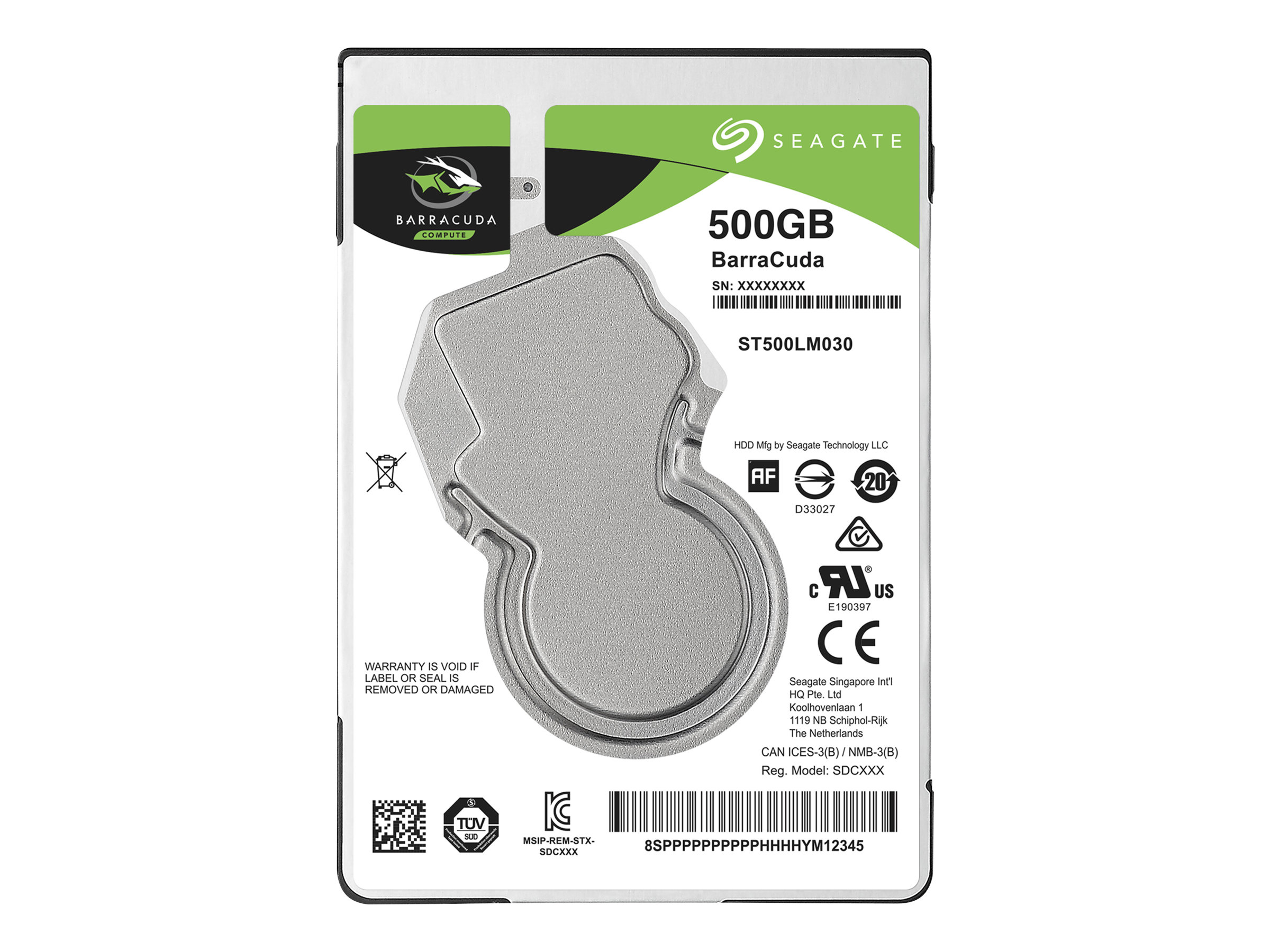 Seagate Guardian BarraCuda ST500LM030 - Festplatte - 500 GB - intern - 2.5 (6.4 cm)