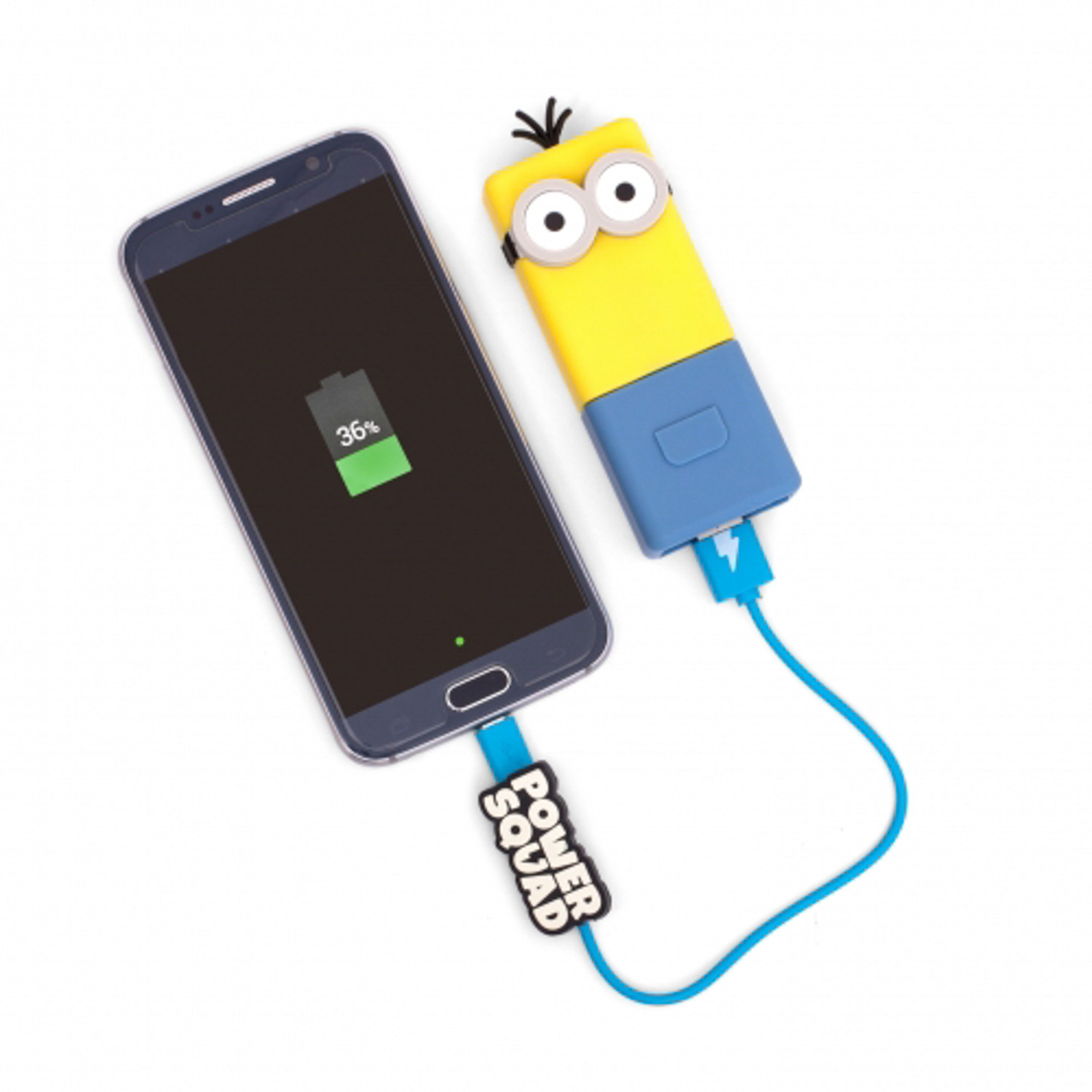 Thumbs Up PowerSquad &quot;Minions&quot; - Blau - Gelb - Handy/Smartphone - Rechteck - Lithium-Ion (Li-Ion) - 2500 mAh - USB