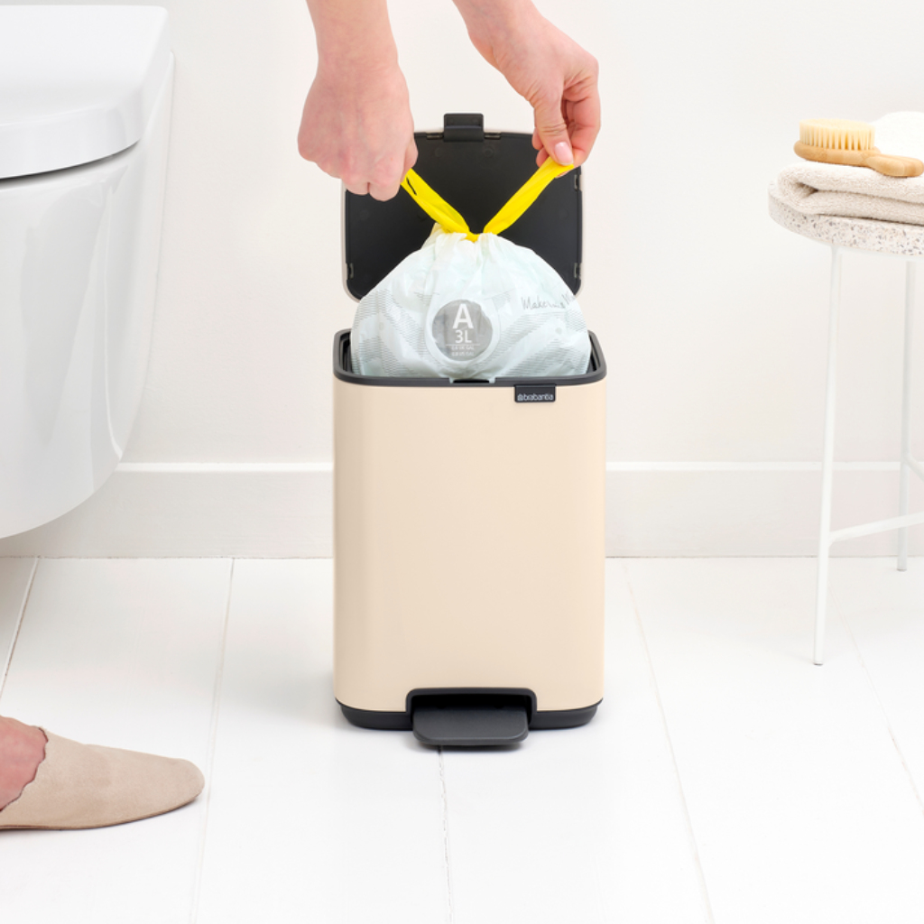 Brabantia BO Treteimer 4 Liter Soft Beige, Ansicht 2