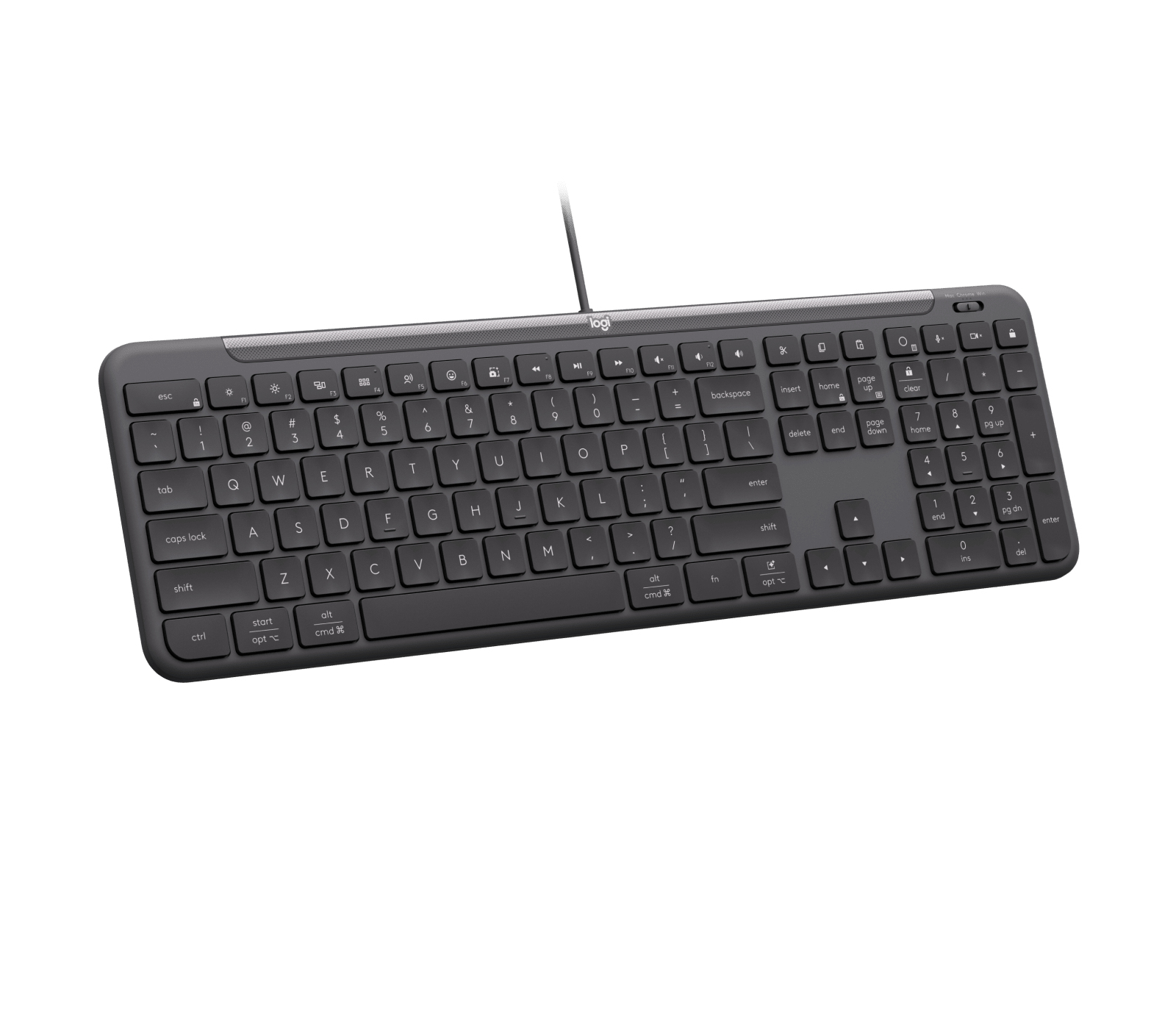 Logitech Signature Slim Wired K620 for Business - TL: Deutsch, QWERTZ, Ansicht 2